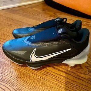 New Nike Force Zoom Trout 8 Pro Metal Baseball Cleats Black CZ5915-010 Size 7
